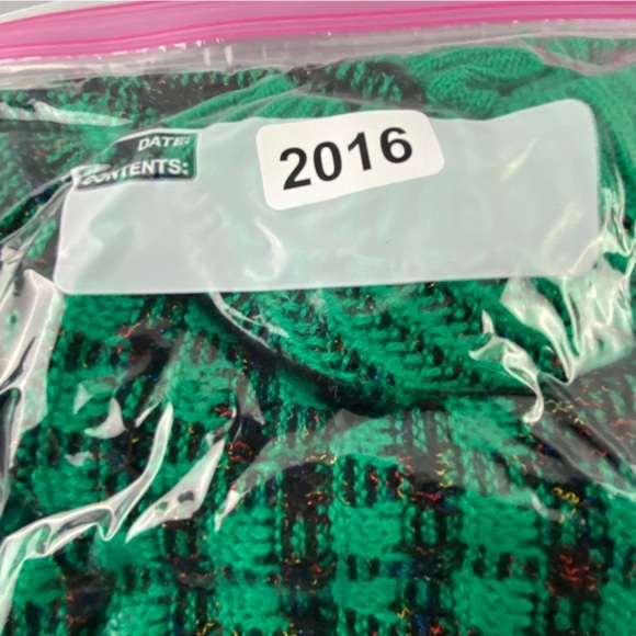 Vintage Centennial Knits Ltd. Women's Sweater Vest Short Sleeve Green Black - Picture 9 of 9